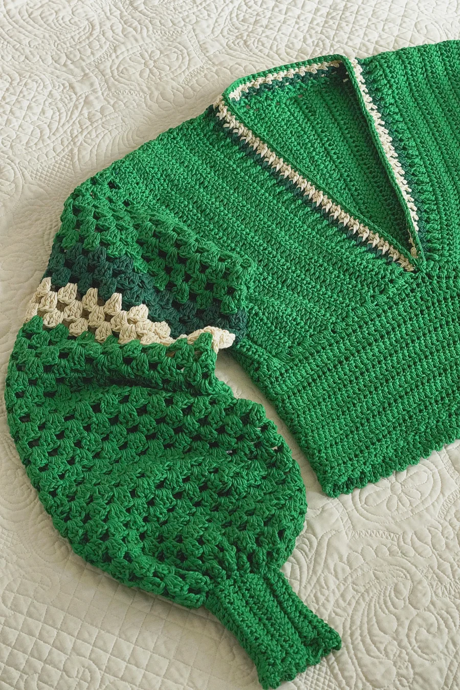 Szydełkowa bluzka na lato z bawełny - kolory