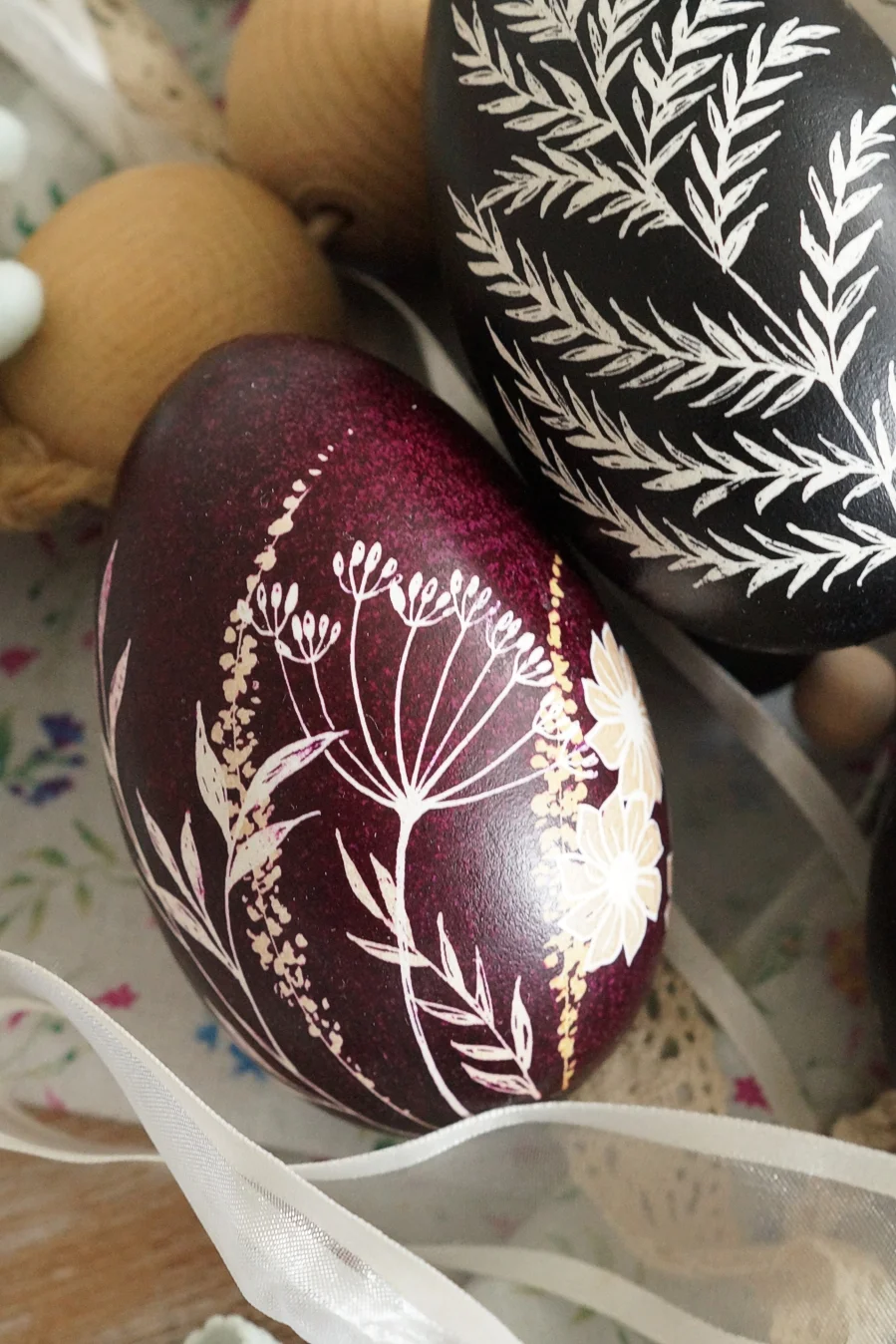 Pisanka batikowa - różne wzory