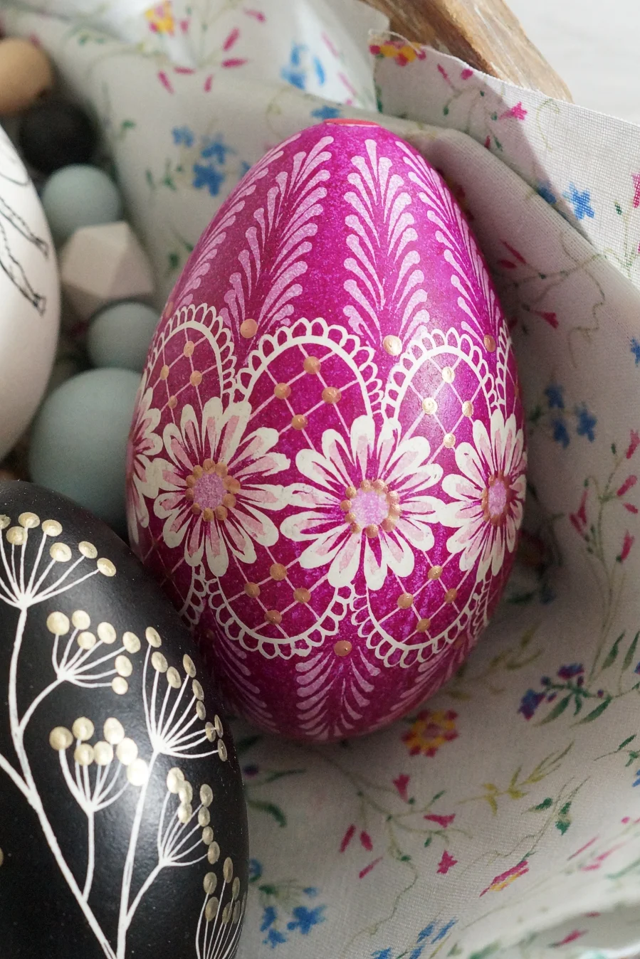 Pisanka batikowa - różne wzory